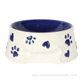 Wholesale Custom Logo Ceramic Pet Cat Dog Bowls